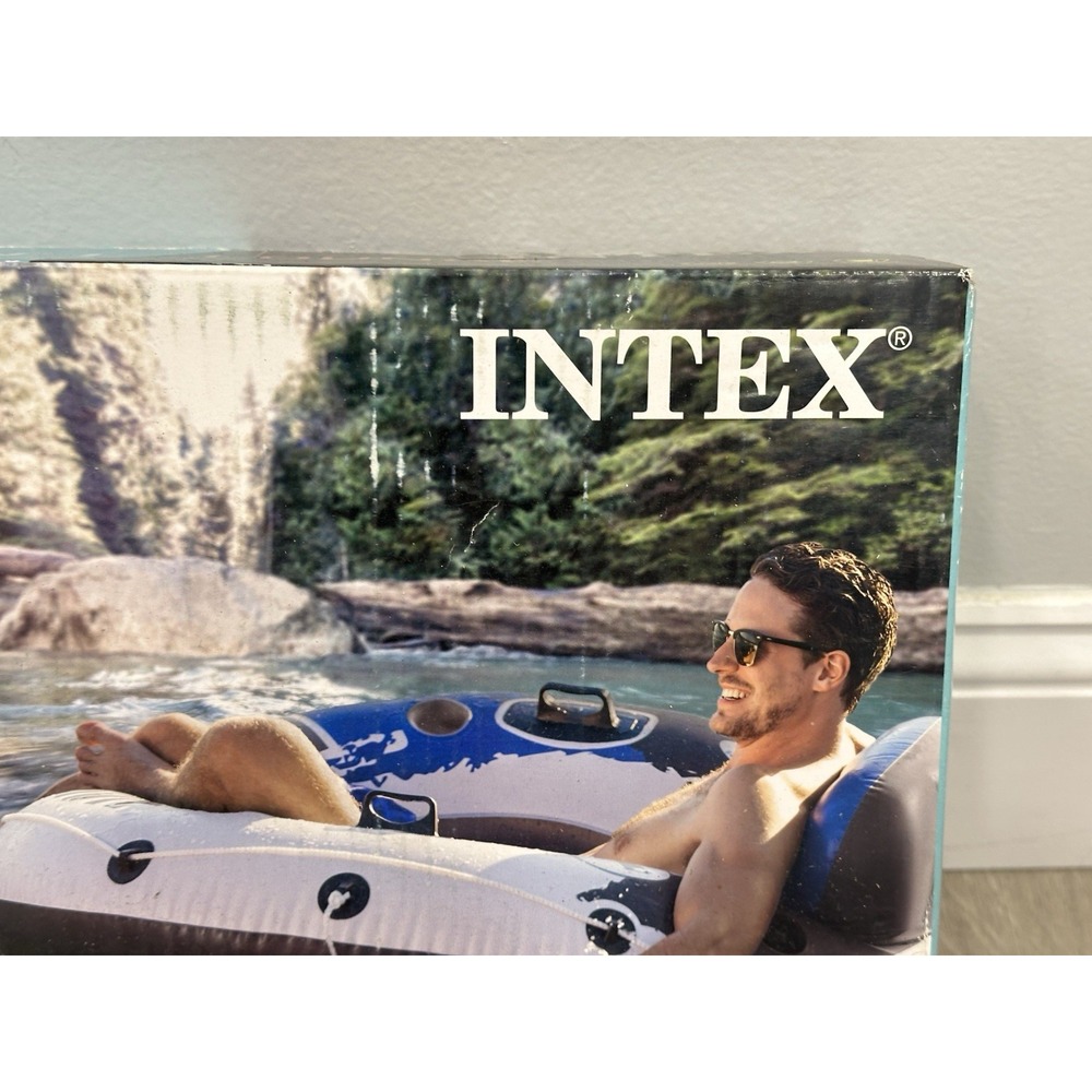 Intex River Run 1 Inflatable Float Lounge Connect N Float System Raft New READ - Picture 5 of 7